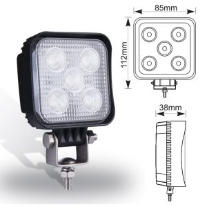FARO TRABAJO KMR 5 LED CUADRADO MINI