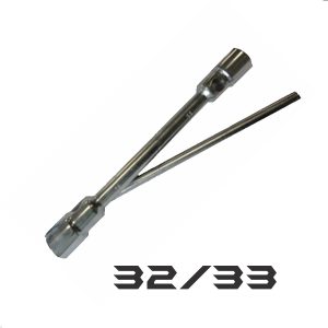 LLAVE RUEDA 32/33+BARRA