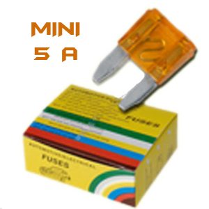 FUSIBLE MINI 5A MARRON CLARO