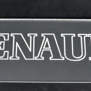 PLACA TG METACRILATO RENAULT 25X9CM