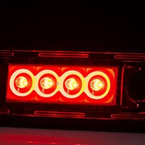 PILOTO FRISTOM LED PLANO ROJO 12/24V