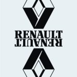 ADHESIVO RET. CHICA RENAULT 20CM.2 PZAS