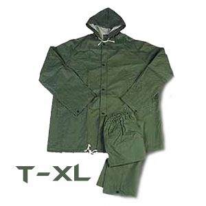 TRAJE DE AGUA PVC VERDE XL