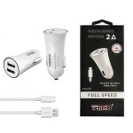 ZZCARG+CABLE TEMCO 2XUSB TIPO C 2.1A