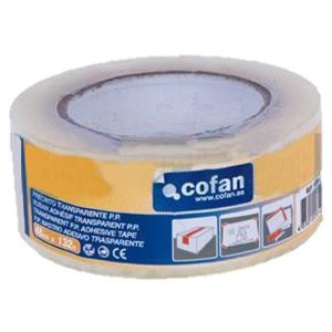 CINTA COFAN ADHESIVA TRANSPARENTE