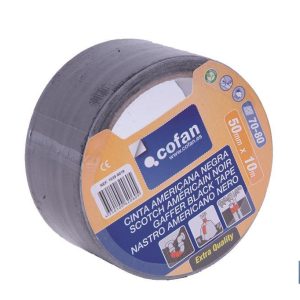 CINTA AMERICANA NEGRA COFAN 50MMX10MT