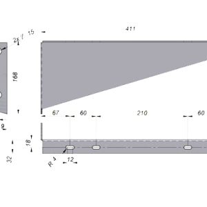 SOPORTE DEPOSITO AGUA 30L ESCUADRA 41CM