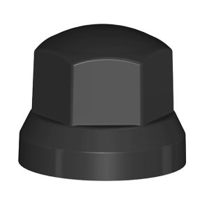 TAPON TUERCA NEGRO. RW 32MM CORTO