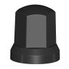 TAPON TUERCA NEGRO. RW 32MM LARGO