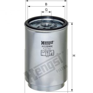 FILTRO GASOIL SEP.VOLVO H328WK(WK11001X)