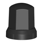 TAPON TUERCA NEGRO. RW 33MM LARGO