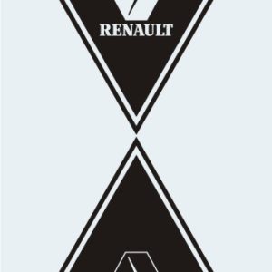 ADHESIVO ROMBO RENAULT 2 PZAS