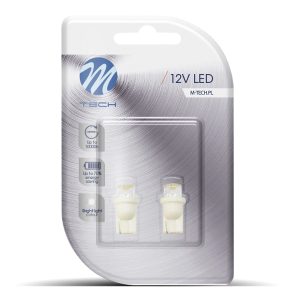 LAMPARAS M-T LED 12V 5W S/C 2 UNIDADES