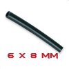 TUBO TEKALAN 6X8 NEGRO 1MT.