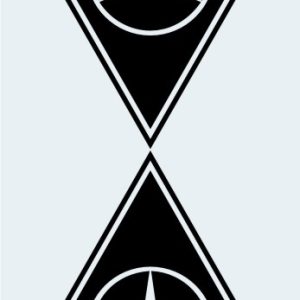 ADHESIVO ROMBO MERCEDES 2 PZAS