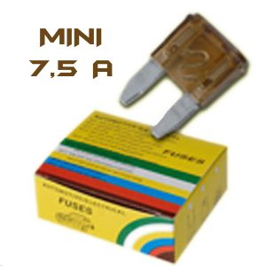 FUSIBLE MINI 7,5A MARRON UNIDAD