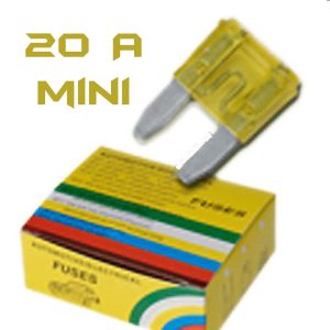 FUSIBLE MINI 20A AMARILLO UNIDAD