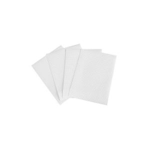 PARCHES LAMPA LONA TRANSPARENTES 15X21 CM. 4 UND.