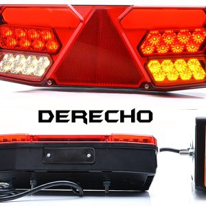 PILOTO WAS 7 FUNC. LED C/TRIANGULO C/MAT. DER.