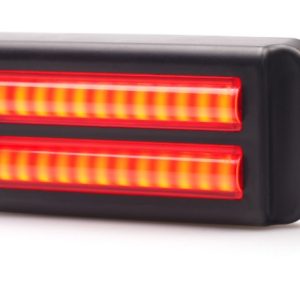 PILOTO WAS LED PLANO RECTO 12/24V ROJO