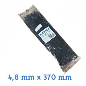 BRIDA COFAN PLASTICO 370 X 4.8 MM 100 UNIDADES