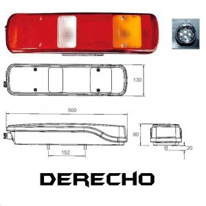 PILOTO 7 FUNC. VOLVO S.2 C/R DER.