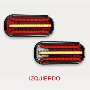 PILOTO FRISTOM LED 6 FUNC. OVAL. IZQ. ANT. DINAM.