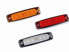 PILOTO FRISTOM 6 LED PLANO ROJO 12/24V