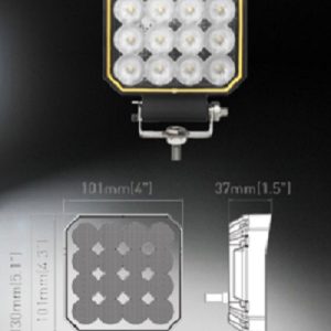 FARO TRABAJO KMR 16 LED CUADRADO