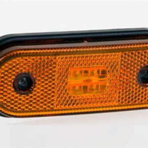 PILOTO FRISTOM LED OVALADO AMBAR C/CABLE