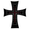 CRUZ LUMINOSA ROJO 81 LED 24V 200X250MM