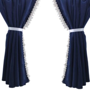 CORTINAS TG PARABRISAS AZUL 2 PZAS