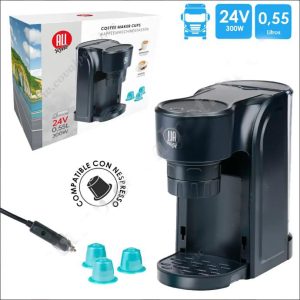 CAFETERA ALL RIDE 24V 300W CAPSULAS 0.5 L