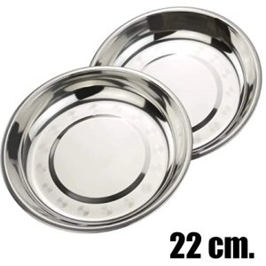 PLATO AC.INOX 22CM