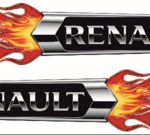 ADHESIVO LLAMAS RENAULT 2 UND.
