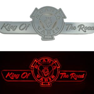 LUMINOSO CAMA SCANIA KING OF THE ROAD ROJO