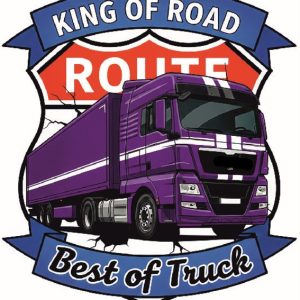 ADHESIVO CAMION KING OF THE ROAD MAN