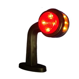 PILOTO TG LAT. LED ROJO/AMBAR/BLANCO CURVO