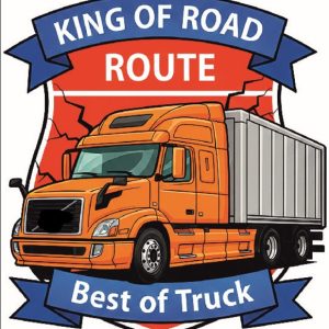 ADHESIVO CAMION KING OF THE ROAD VOLVO