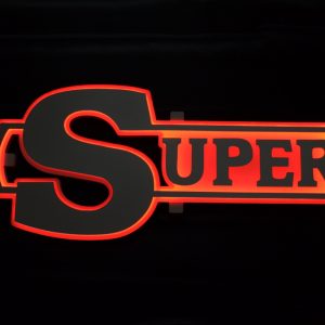 LUMINOSO CAMA SUPER ROJO 12/24V