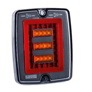 PILOTO FRISTOM LED 3 SERV. CUADRADO 12/24V