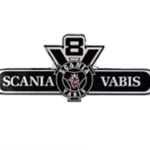 ADHESIVO BZ 3D SCANIA VABIS NEGRO 25CM