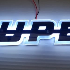 LOGOTIPO SUPER LED BLANCO 24V ESPEJO