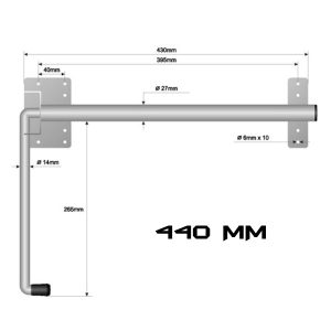 RETENEDOR BRAZO MUELLE 440MM