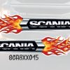 ADHESIVO LLAMAS SCANIA 2 UND.