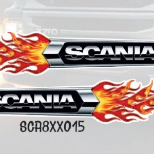 ADHESIVO LLAMAS SCANIA 2 UND.