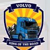 ADHESIVO CAMION KING OF THE ROAD VOLVO