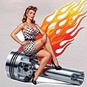 ADHESIVO CHICA PISTON LLAMA