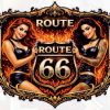 ADHESIVO CHICA ROUTE 66