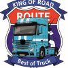 ADHESIVO CAMION KING OF THE ROAD MERCEDES